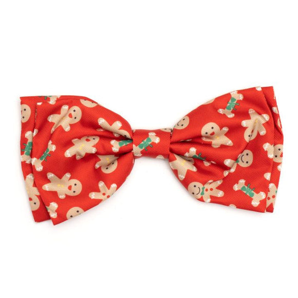 The Worthy Dog Gingerbread Bones Bow Tie