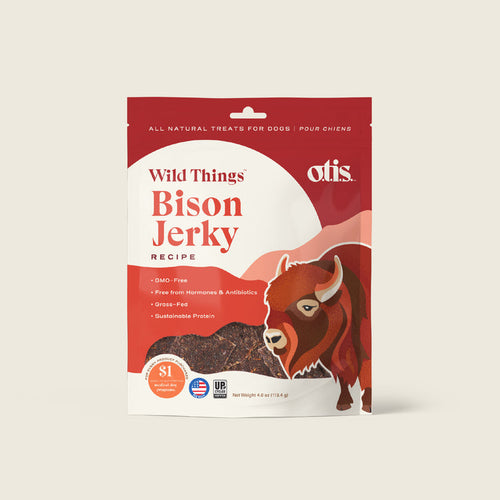Otis WILD THINGS  Bison Jerky  Dog Treats