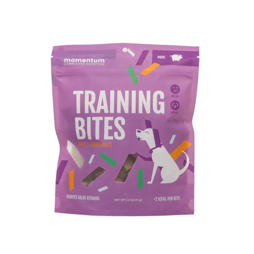 Momentum Carnivore Nutrition Freeze-Dried Pork Bites Dog Treats