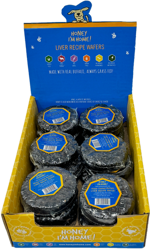 Honey I'm Home! Liver Recipe Wafers Bulk Dog Treats