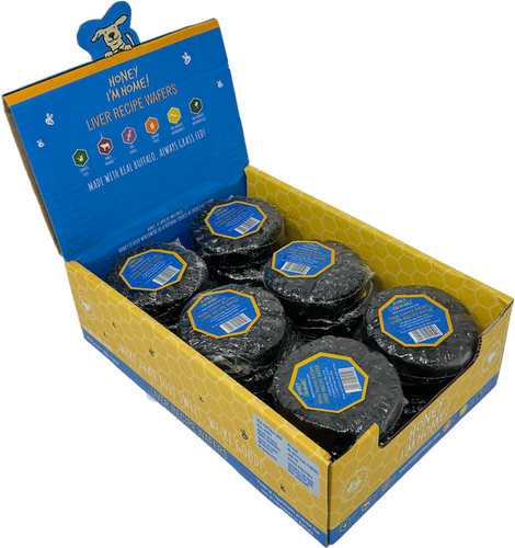 Honey I'm Home! Liver Recipe Wafers Bulk Dog Treats