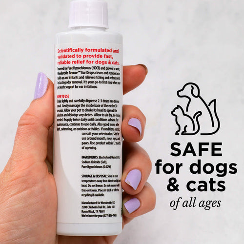 Wondercide RESCUE™ Ear Drops for Dogs & Cats